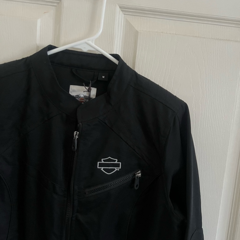 NWT Harley Davidson Water Resistant Biker
Moto Riding Jacket Crystals M - Picture 2 of 13